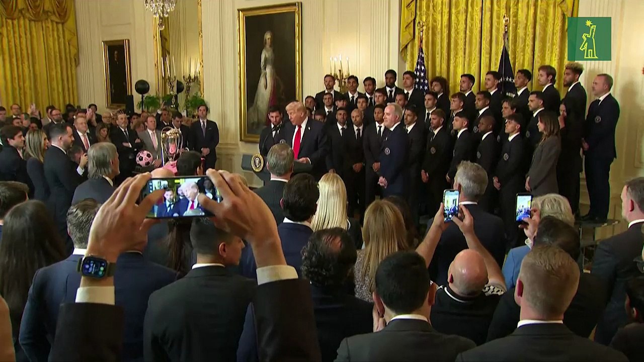 Trump homenajea a Messi y al Inter Miami en la Casa Blanca