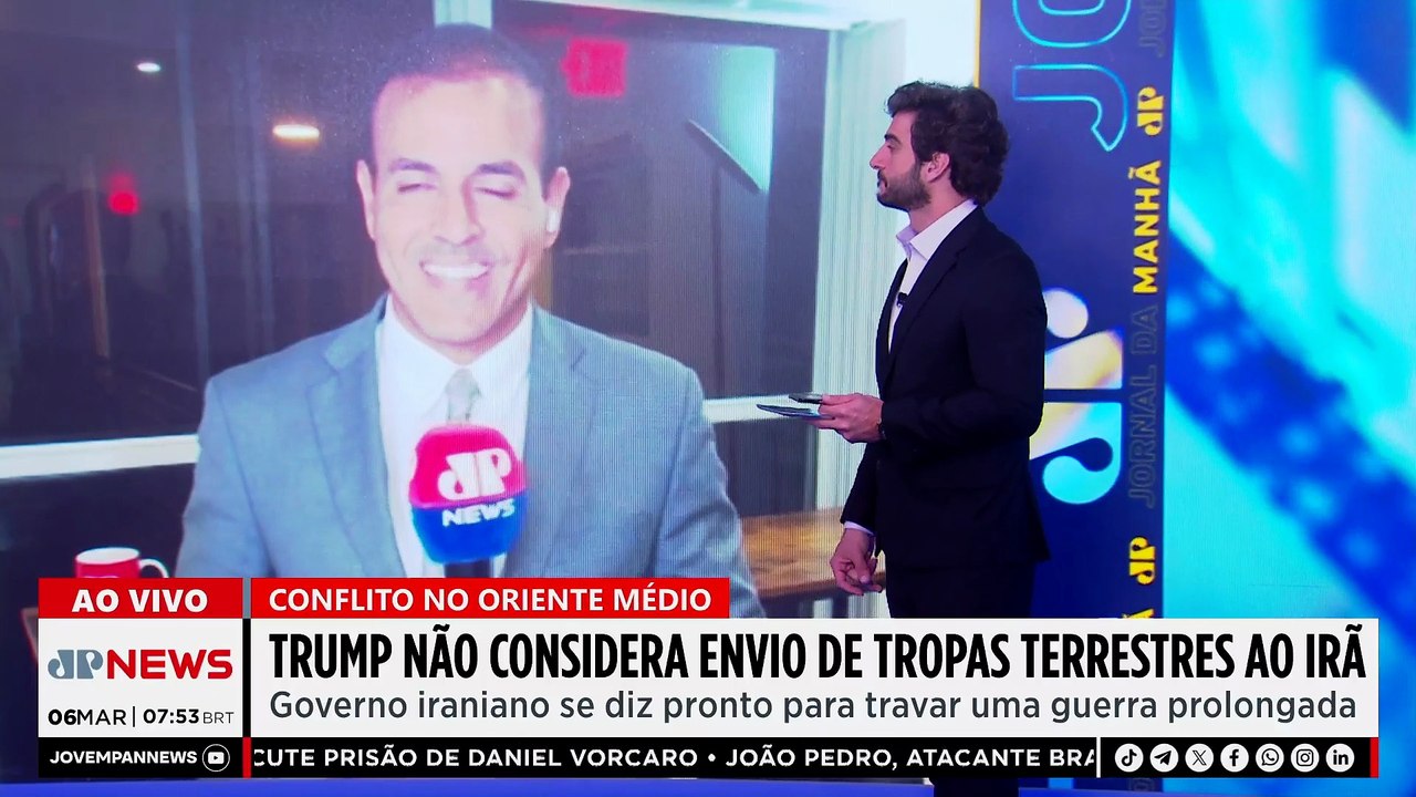 Trump não considera envio de tropas terrestres ao Irã
