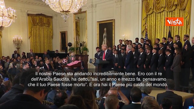 Trump riceve Messi alla Casa Bianca: Ho visto giocare Pelè, ma forse tu sei meglio