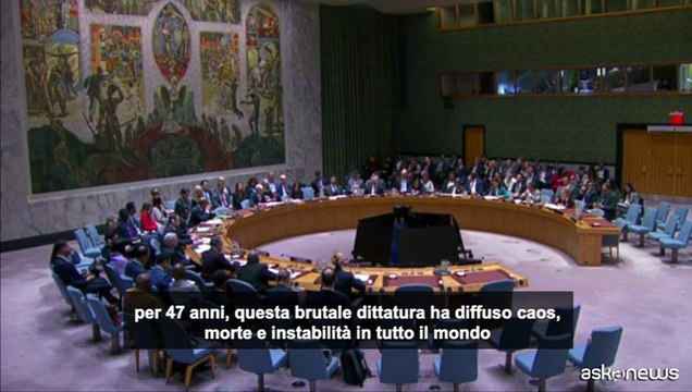 Onu, segretario Usa per l'Energia: l'Iran semina caos e instabilità