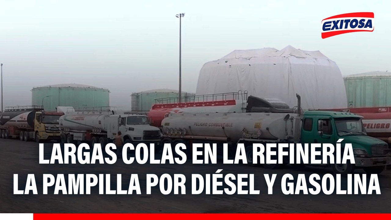 Ventanilla: Largas colas en la refinería La Pampilla por diésel y gasolina