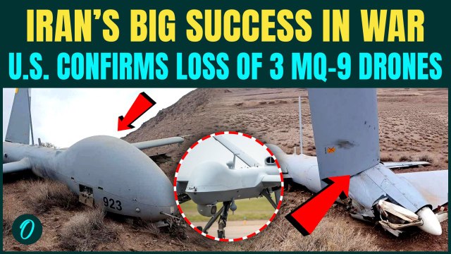 Iran BOOMS 3 U.S MQ-9 Reaper Drones? IRGC Releases Shootdown Footage | U.S. Jets FLEE Fearing Shahed