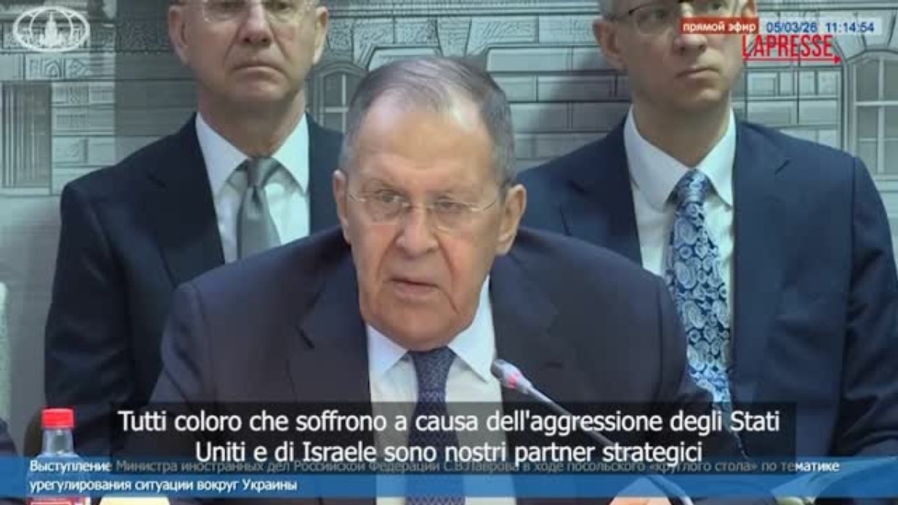 Lavrov: «Tutti i Paesi colpiti da Usa e Israele sono nostri partner strategici»