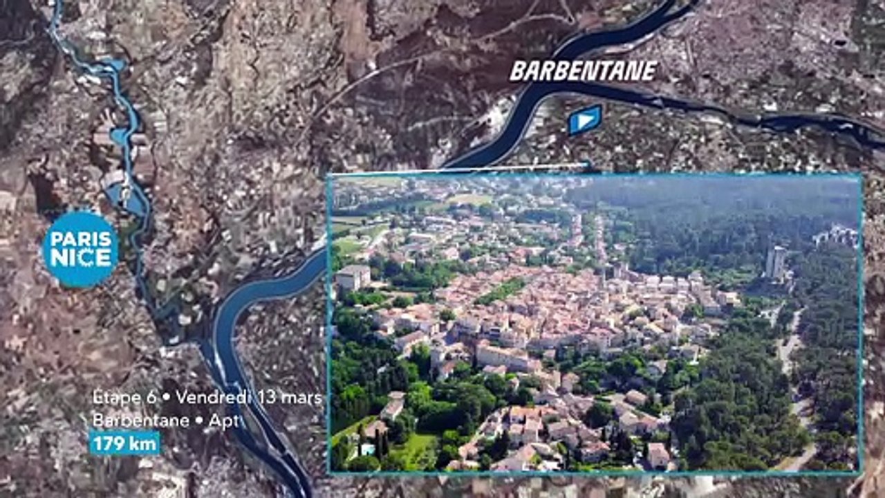 Paris-Nice 2026, étape 6 : Barbentane - Apt, parcours, profil et horaire - Cyclisme - Paris-Nice