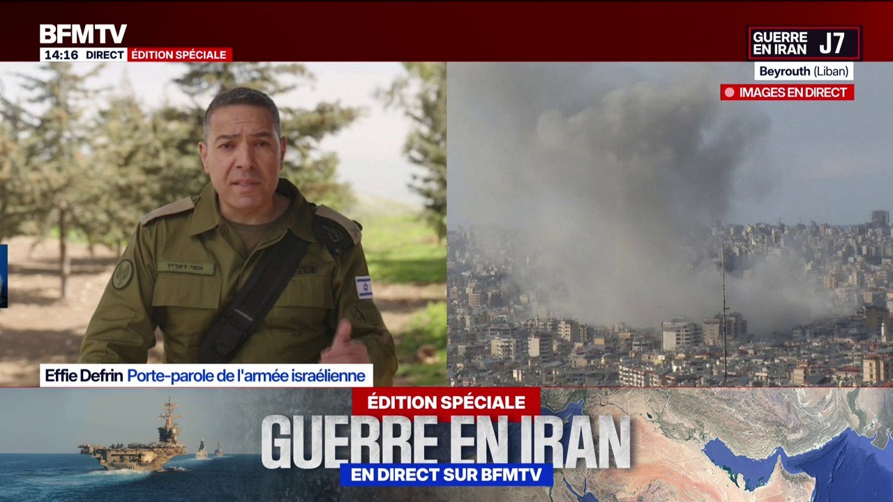 Guerre au Moyen-Orient: "plus de 26 vagues d'attaques" ont été menées par l'armée israélienne au Liban, selon le porte-parole de Tsahal