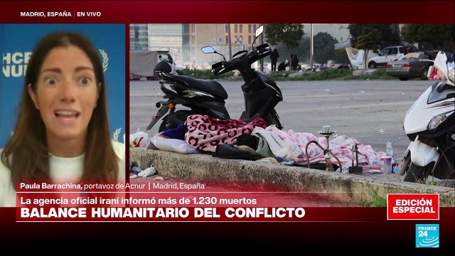 Paula Barrachina: Mas de 330 mil personas se han visto desplazadas en Medio Oriente en la última semana
