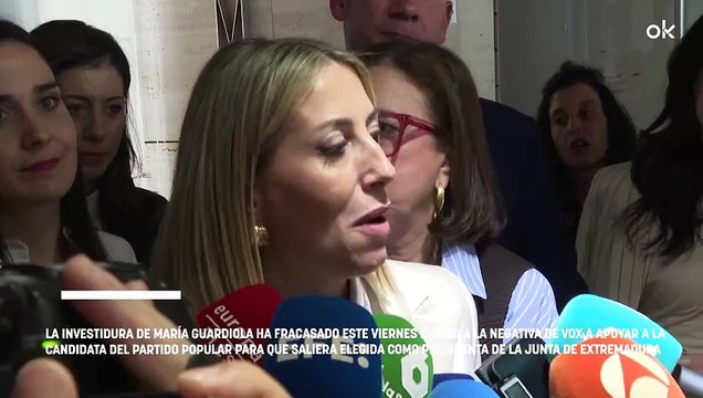 Guardiola pierde la investidura: Abascal culpa a Feijóo y el PP ataca a Vox por votar con el PSOE y Podemos