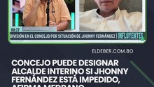 Concejo puede designar alcalde interino si Jhonny Fernández está impedido, afirma Medrano
