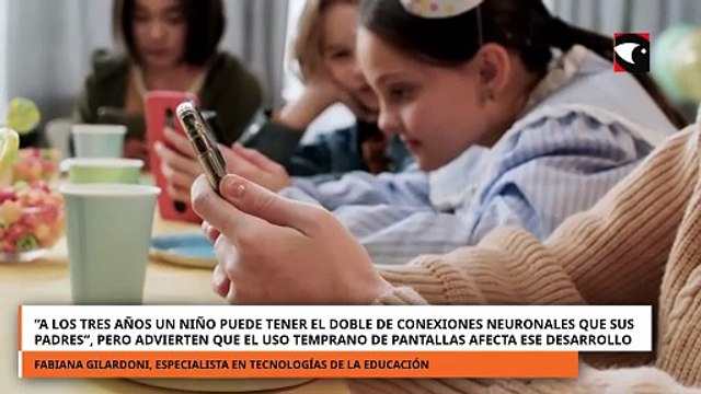 “A los tres años un niño puede tener el doble de conexiones neuronales que sus padres”, pero advierten que el uso temprano de pantallas afecta ese