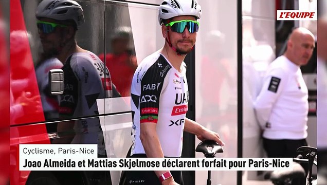 Joao Almeida et Mattias Skjelmose déclarent forfait pour Paris-Nice - Cyclisme - Paris-Nice