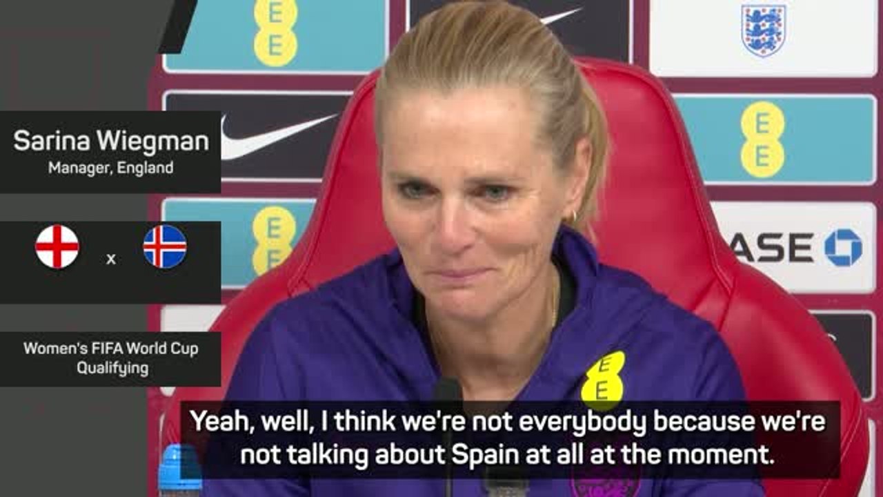 England focused on Iceland, not group rivals Spain - Wiegman