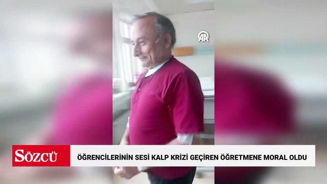 Öğrencilerinin sesi kalp krizi geçiren öğretmene moral oldu