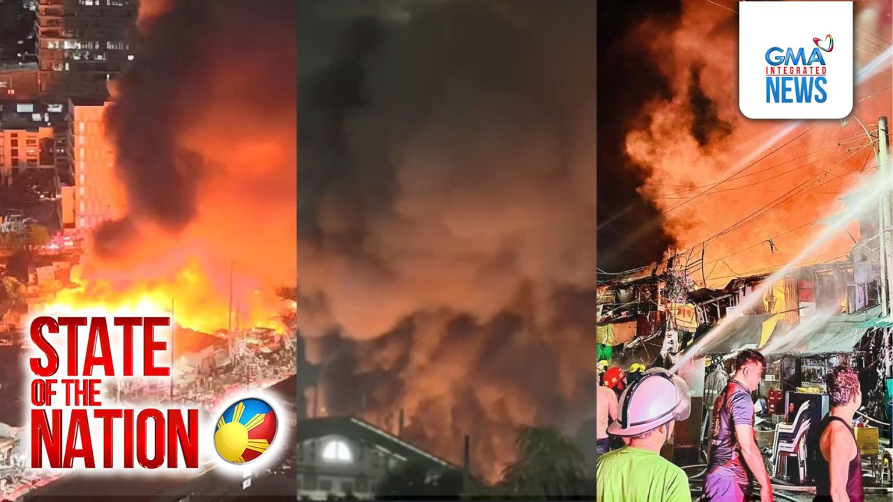 Sunog sa mga bahay sa NIA Road, umabot na sa ika-5 alarma | SONA ...