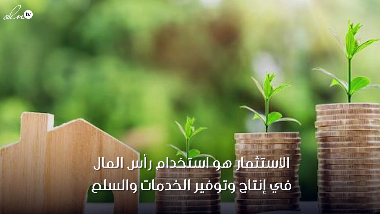 تعريف الاستثمار