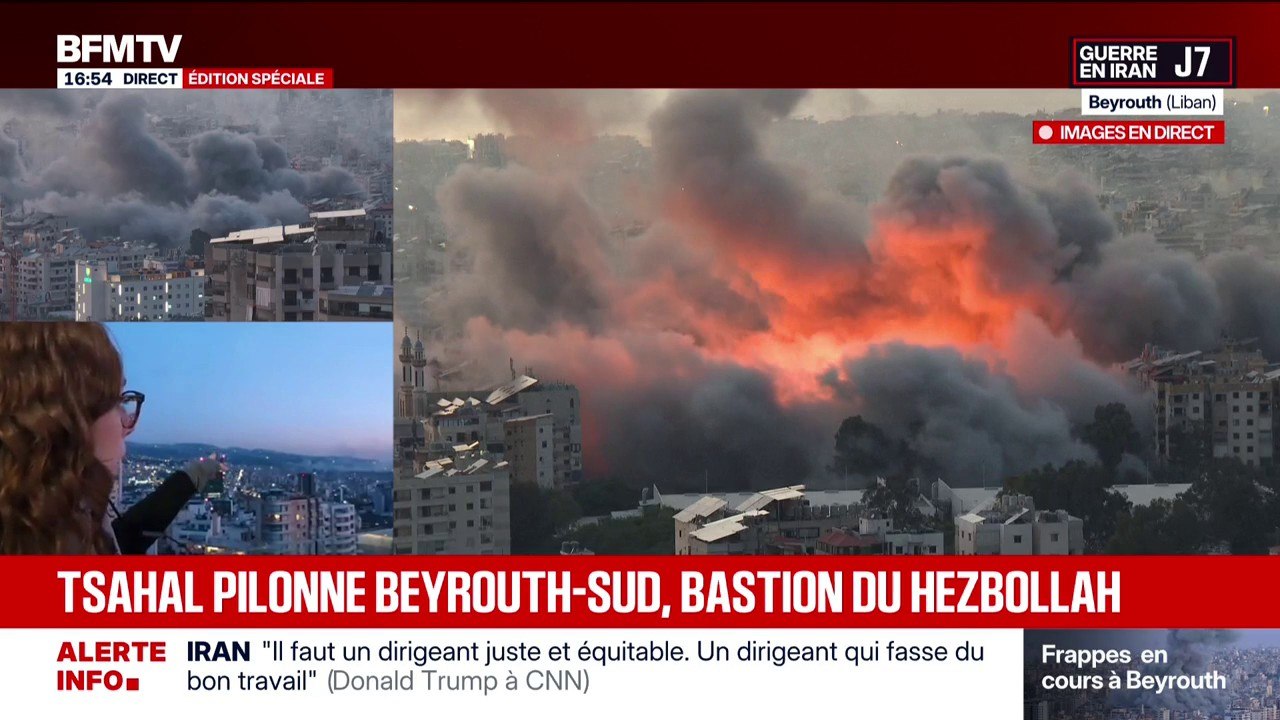 Conflit au Moyen-Orient: Beyrouth secouée par une nouvelle frappe israélienne dans la banlieue sud de la capitale libanaise