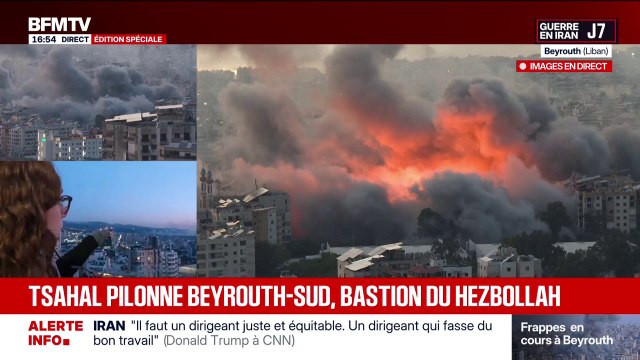 Conflit au Moyen-Orient: Beyrouth secouée par une nouvelle frappe israélienne dans la banlieue sud de la capitale libanaise