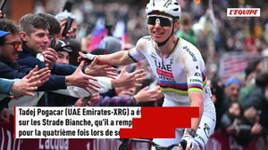 Tadej Pogacar remporte les Strade Bianche devant Paul Seixas - Cyclisme