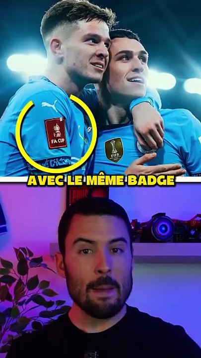 ❌ Pourquoi Manchester City ne joue pas avec le même badge que les autres en FA Cup ?! 🤔