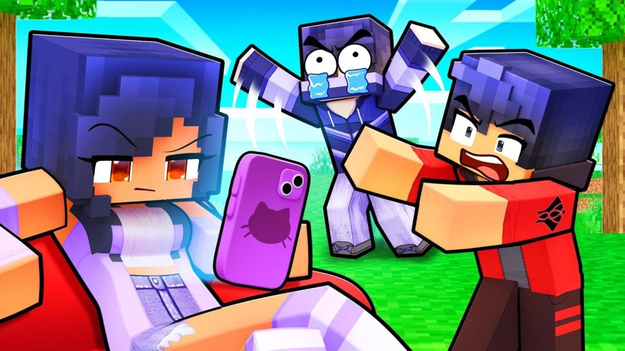 ONLY TEXTING for 24 HOURS in Minecraft!  Part 1