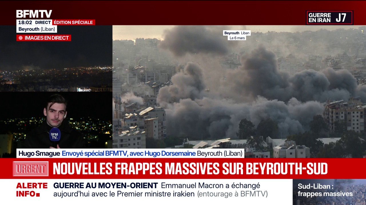 Guerre au Moyen-Orient: l'armée israélienne assure avoir atteint plus de 70 cibles du Hezbollah dans la banlieue sud de Beyrouth au Liban