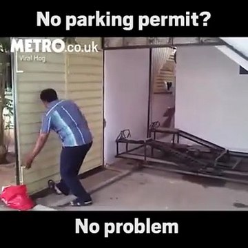 هل تعاني من مشكلة مرآب السيارات .. شاهد حل هذا الهندي