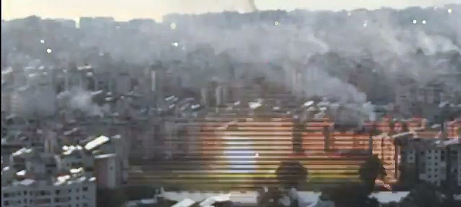 Vidéo de frappes israéliennes à Beyrouth le 6 mars 2026