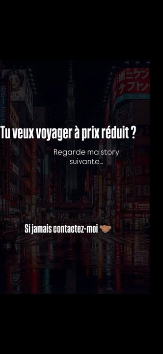 Marre de te ruiner pour voyager envoie « GO » je t’explique tout