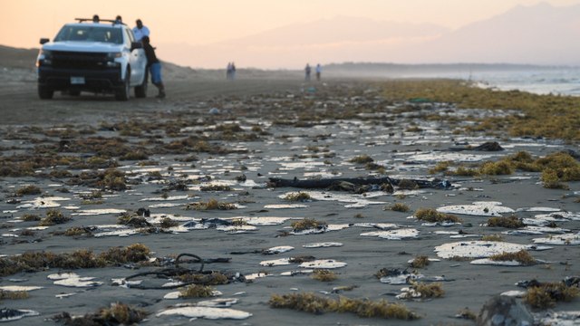 Derrame de petróleo en Veracruz afecta la pesca y el turismo de comunidades costeras