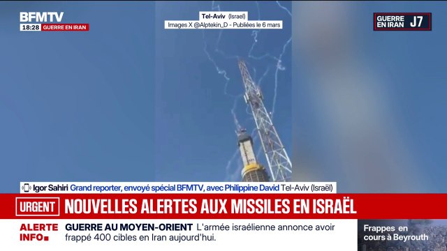Il y a une nouvelle alerte aux missiles balistiques iraniens : notre reporter, envoyé à Tel-Aviv (Israël), témoigne depuis un abri anti-aérien