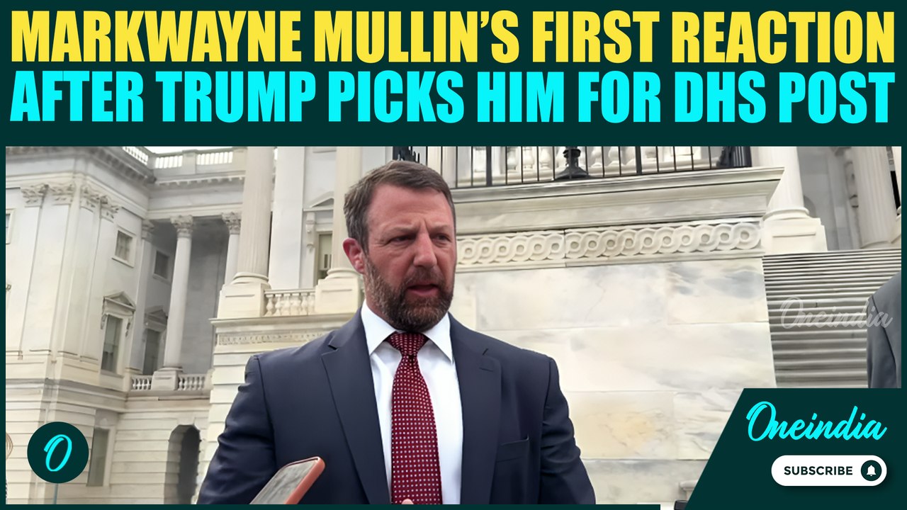 Markwayne Mullin’s FIRST REACTION After PICKED as DHS Secy By Trump Replacing Kristi Noem | US News