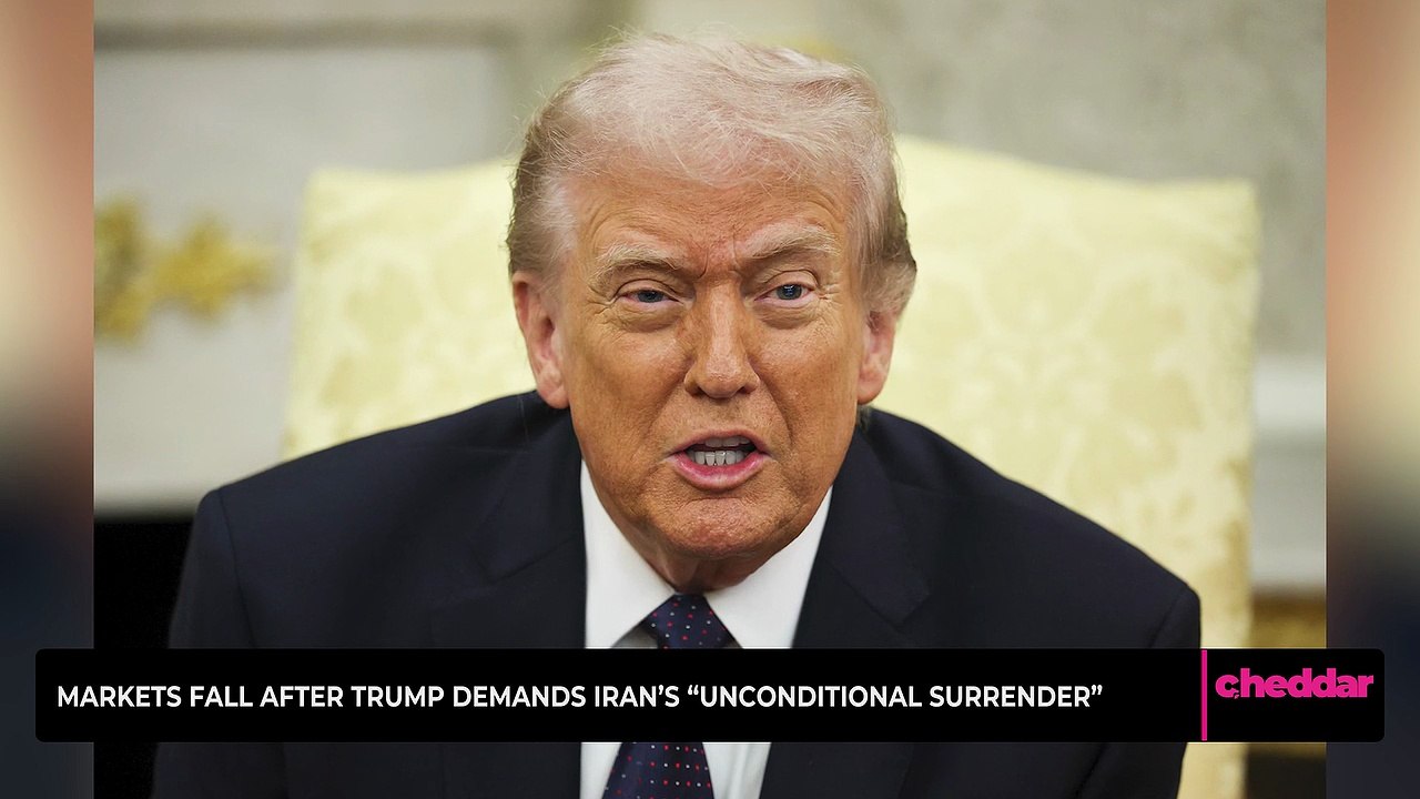 Markets Fall After Trump Demands Iran’s “Unconditional Surrender”