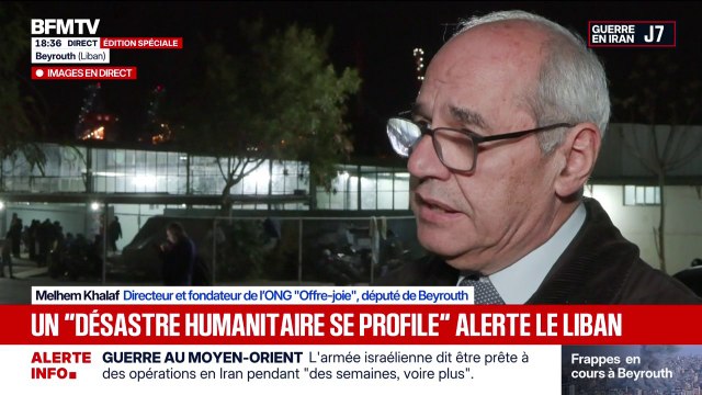 Guerre au Moyen-Orient: ce député de Beyrouth et fondateur de l'ONG Offre-joie déplore une catastrophe humaine après le déplacement de milliers de Libanais