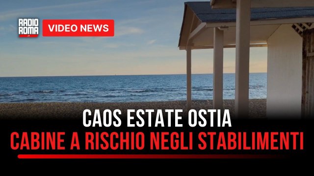 Ostia, caos spiagge a due mesi dall’estate cabine a rischio rimozione