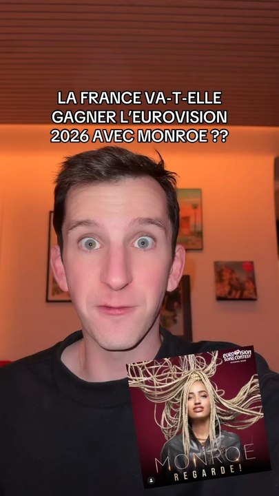 LA FRANCE VA-T-ELLE GAGNER L’EUROVISION AVEC MONROE ? 🇫🇷