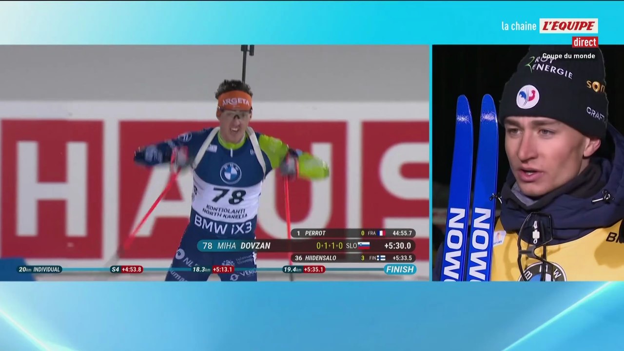 « C'est mon rêve depuis tout petit » : Eric Perrot revient sur son triomphe à Kontiolahti et la conquête du petit globe - Biathlon - Coupe du monde (H)