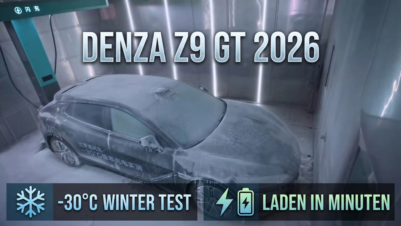 Denza Z9 GT 2026: Neue BYD Blade-Batterie & Flash-Charging 2.0 bei −30 °C