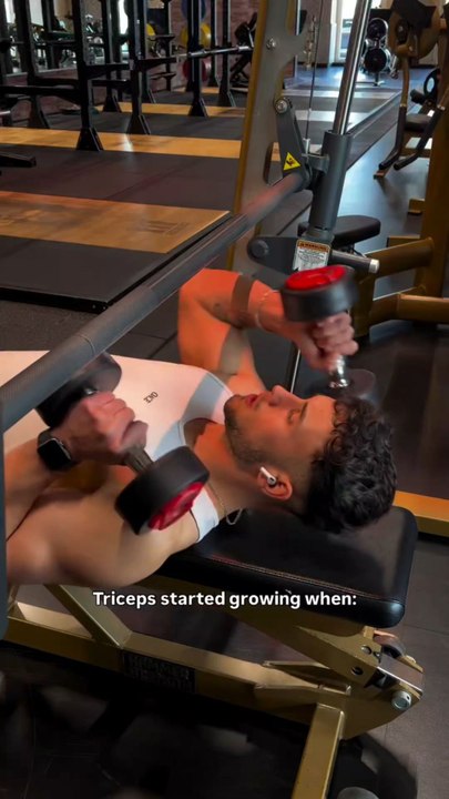 Triceps exercise validated! ✅️✅️✅️