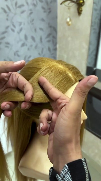 Quick & Simple Hairstyle in 40 Seconds | Hair Tutorial #Shorts