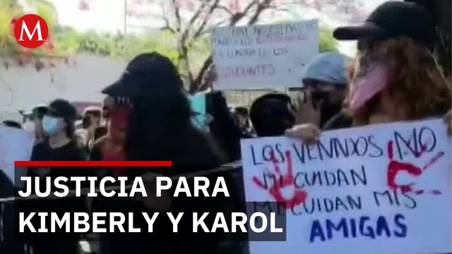 ¡Justicia para Kimberly y Karol! Estudiantes de la UAEM paralizan Cuernavaca