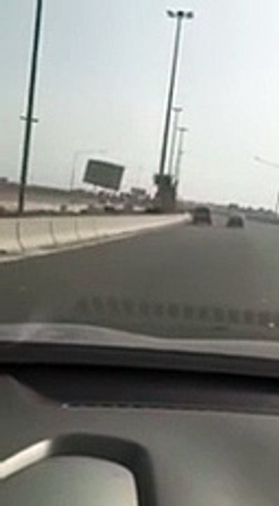 بالفيديو- أغرب حادث فيي السعودية !