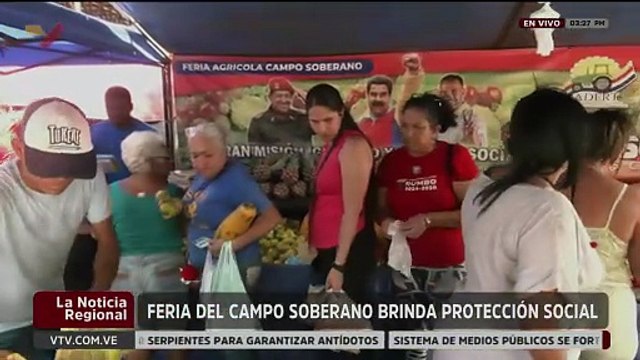 La Guaira | Más de mil 600 familias de Urimare son favorecidas con la Feria del Campo Soberano