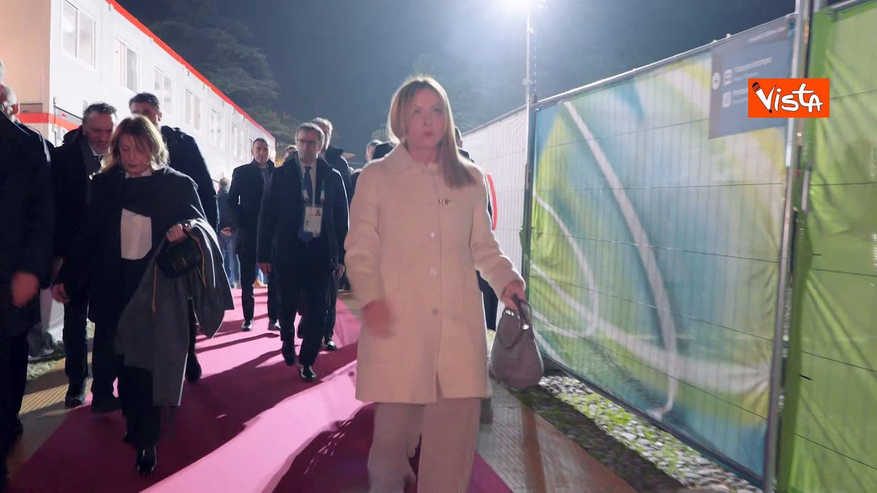 Meloni arriva all'Arena di Verona per cerimonia apertura Giochi Paralimpici Milano Cortina