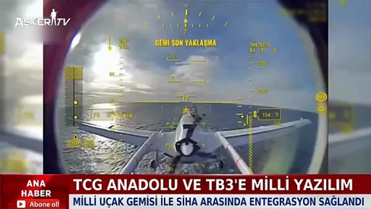 NATO Sahasında Dijital Güç Gösterisi: TCG Anadolu ile Bayraktar TB3 Tam Entegre Çalıştı