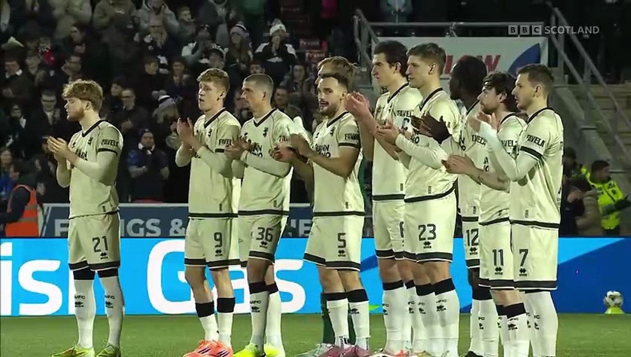Falkirk Vs Dundee United 1 half Scottish Cup Quarter Final