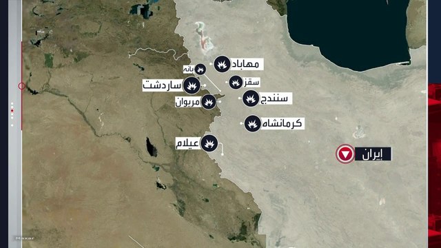 ضربات أميركية إسرائيلية تمهيدا لدخول الأكراد المحتمل على خط المواجهة مع النظام الإيراني