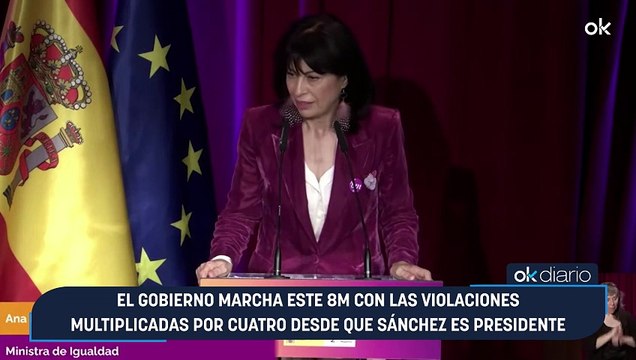 El Gobierno marcha este 8M con las violaciones multiplicadas por cuatro desde que Sánchez es presidente