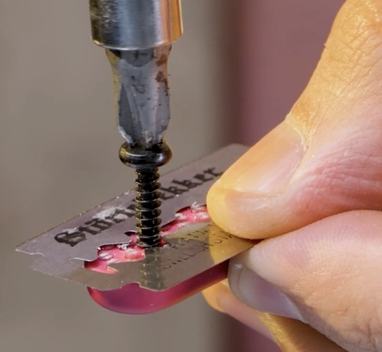 A cutter from a blade