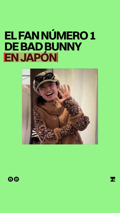El fan número 1 de Bad Bunny en Japón