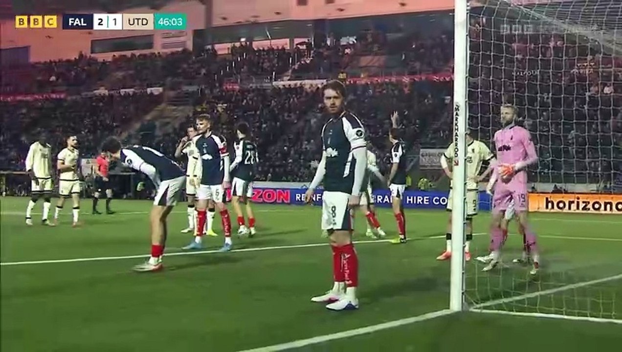 Falkirk Vs Dundee United 2 half Scottish Cup Quarter Final