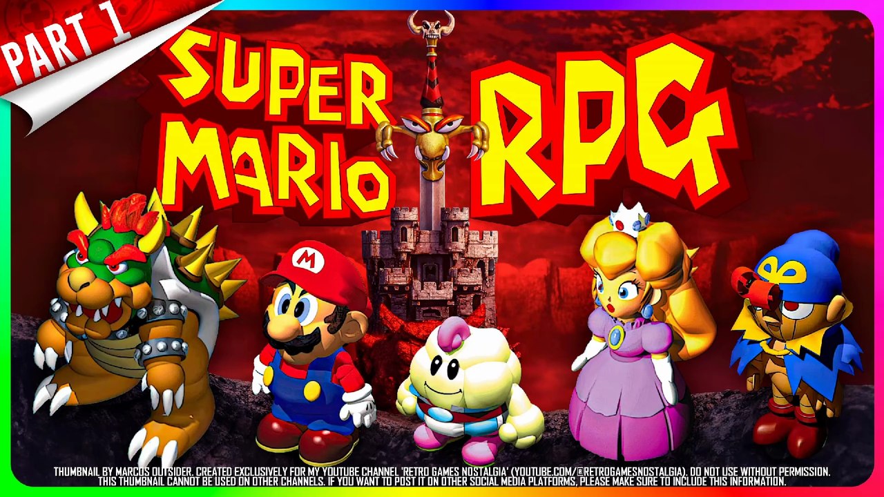 Super Mario RPG (SNES - US) Longplay PART 1 of 5